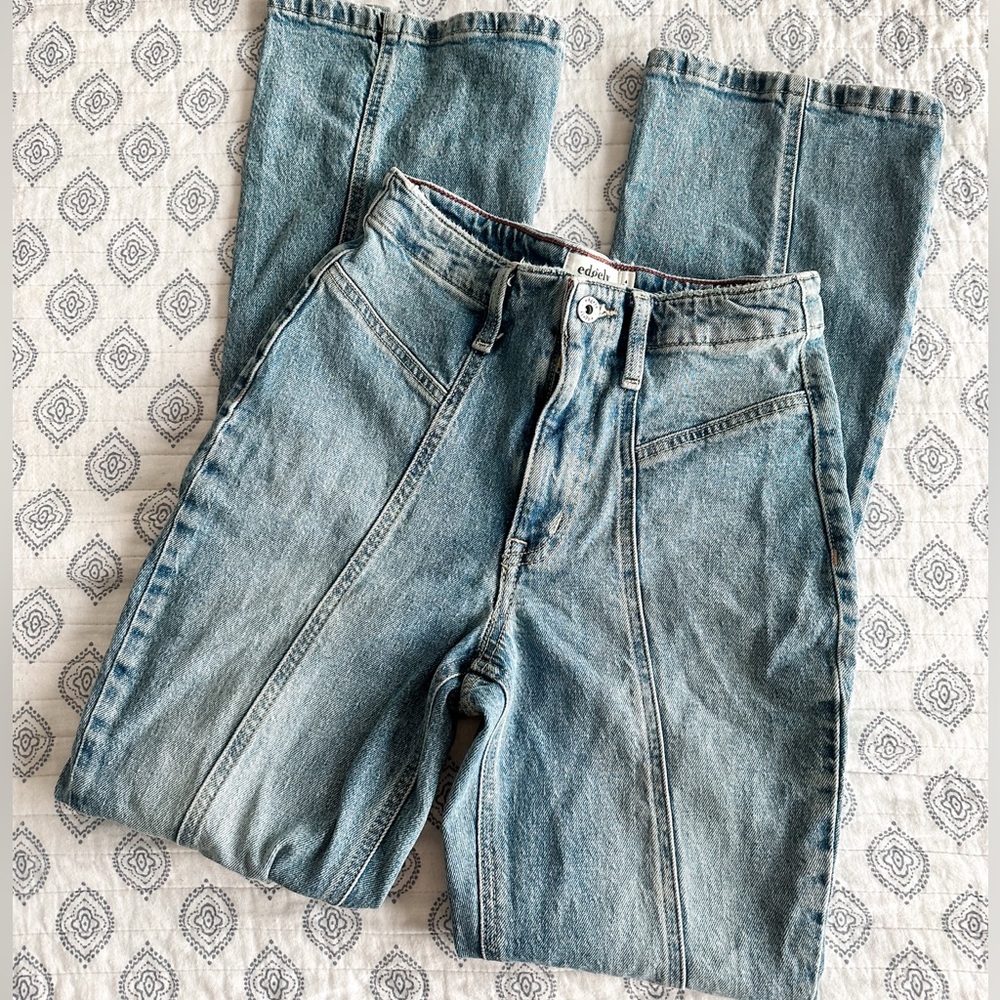 Edgely Flare Front Seam Jeans